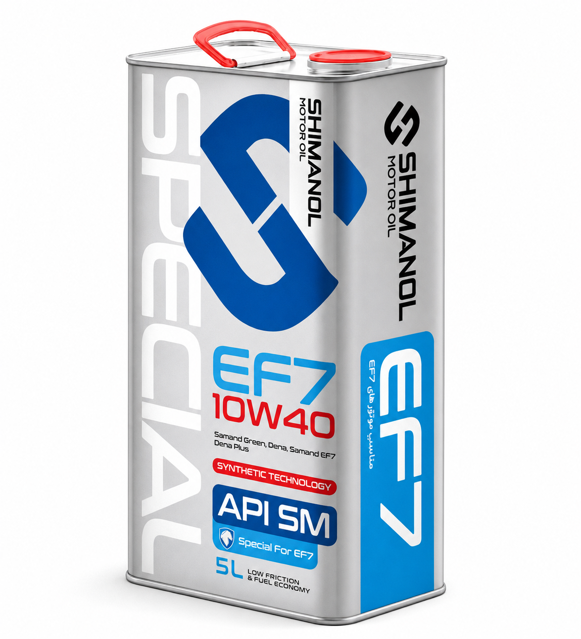 روغن موتور SM EF7  10w40 برند شیمانول ۵ لیتری