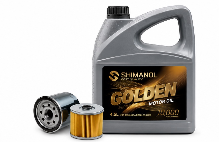 روغن موتور شیمانول مدل GOLDEN(طلایی) 20/50 SF/CC 4.5 Lit