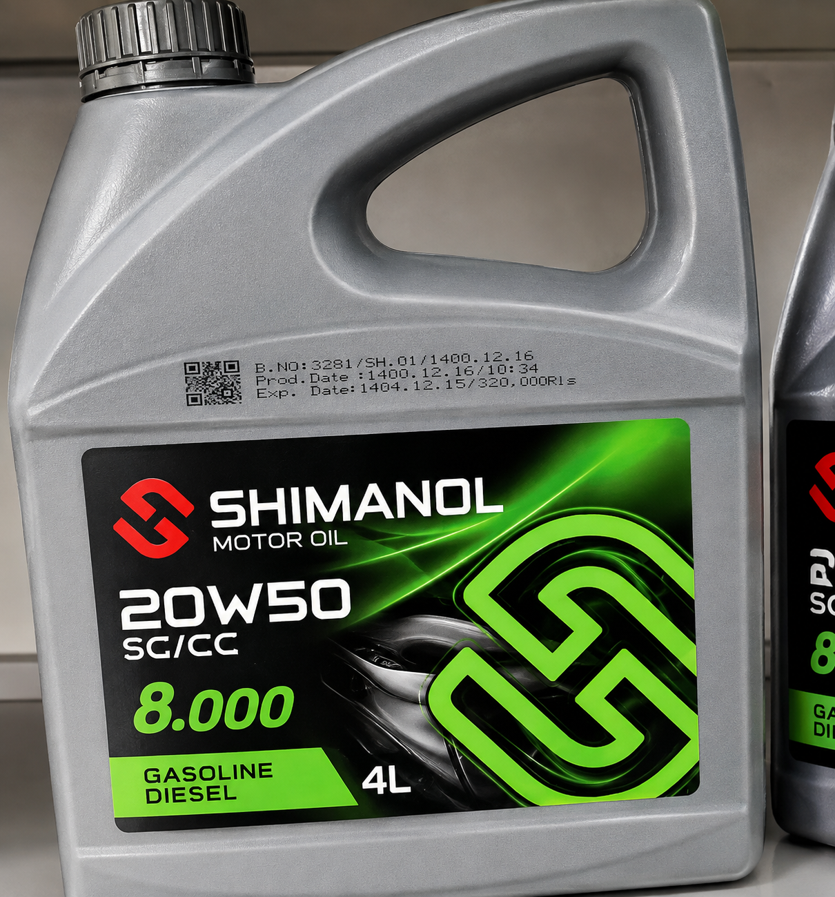 روغن موتور شیمانول مدل SC/CC 20w50 4 Lit 8000