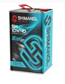 روغن موتور شیمانول مدل SM 10w40 4 Lit ظرف فلزی