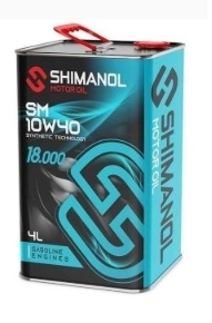 روغن موتور شیمانول مدل SN 10w40 4 Lit ظرف فلزی